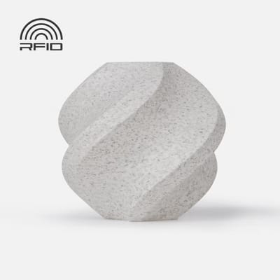 Bambu Lab PLA Marble White – 1.75mm 3D Print Filament – 1kg – Met Spoel - Inclusief RFID voor Automatische Herkenning – Luxe Marmer Look