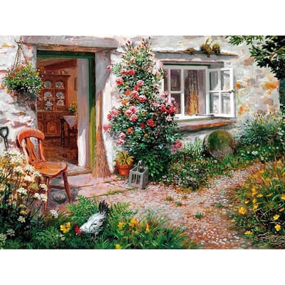 Diamant broderie beau Village diamant peinture point de croix perceuse couture décor peintures 50X70CM