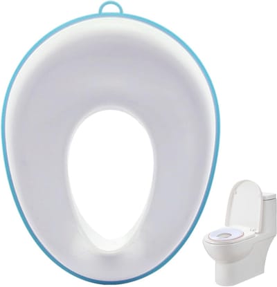 Peuter toiletbril - Zindelijkheidstrainer kinder - Zindelijkheidstraining - Spatwaterdicht ontwerp - 38 x 30 cm - Blauw