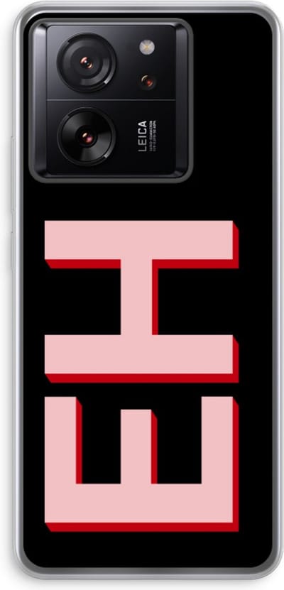 Gepersonaliseerd - Case Company® - Hoesje geschikt voor Xiaomi 13T Pro hoesje - Monogram - Soft Cover Telefoonhoesje - Bescherming aan alle Kanten en Schermrand