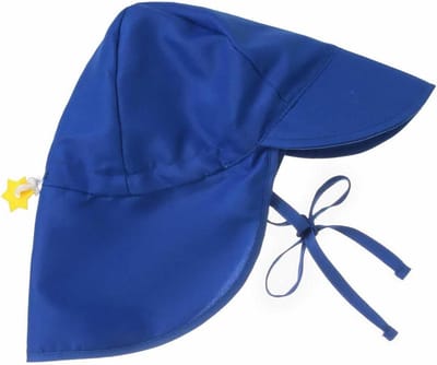 Kinder Zonnehoed - Baby Zomerhoed - Buiten Bescherming - Ademend Mesh - Maat M - Blauw
