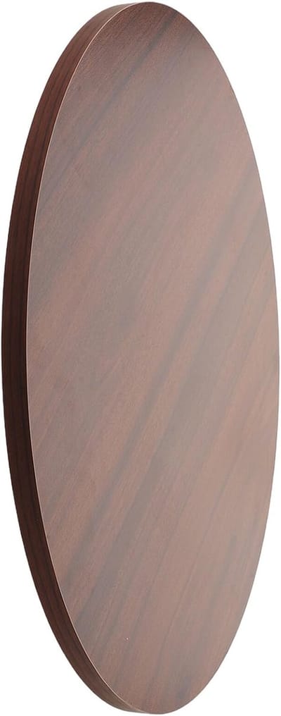 Rond Houten Tafelblad - Houten Blad - Meubels Vervangen - Krasbestendig Materiaal - 40x40x1.2cm - Lichtbruin
