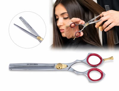 Belux Surgical Uitdunschaar 18 cm – Professionele Efileerschaar RVS | Kappersschaar voor Haar Uitdunnen & Textureren