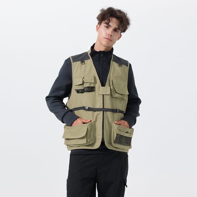 YOUTHUP Heren Duurzaam outdoorvest - Waterafstotend - S