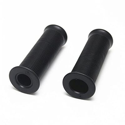 Dailygoods - Dailygoody - Motorfiets Stuur Handgrepen - Comfortabele Grip - Corrosiebestendig - Zwart of Bruin - Universeel Voor Straatmotor - 7/8 inch 22mm