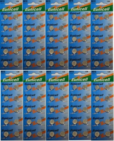 Knop Batterijen - Alkaline Cellen - Apparaten Voeden - 100 Stuks - AG13 G13 SR44