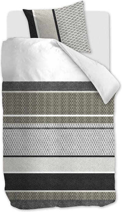 Beddinghouse Benthe - Dekbedovertrek - Eenpersoons - 140 x 200/220 cm - Grijs
