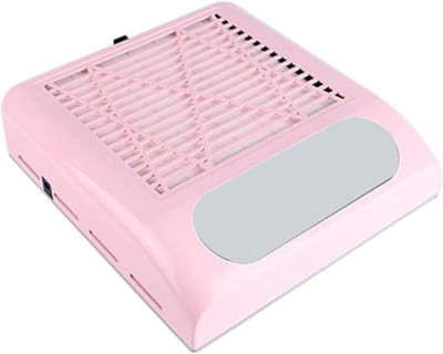 Nexvo®Nagel Afzuiger - Stofafzuiger Nagels Met 2 instelbare Snelheden - Stofafzuiging - Roze - 29cm x 25cm x 10cm