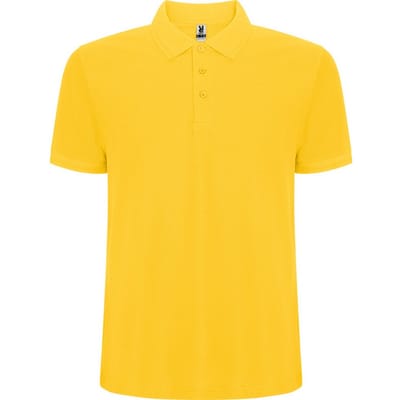 Roly Heren Pegaso Premium Effen Polo Shirt (Geel)