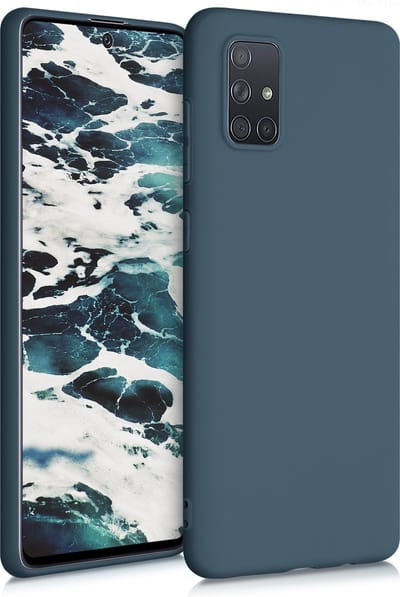 kwmobile telefoonhoesje geschikt voor Samsung Galaxy A71 - Hoesje voor smartphone - Back cover in leisteen