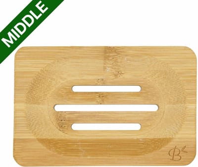 Bamboozy Shampoo Bar Zeepbak M voor 1-2 Shampoo Bars - Conditioner Bar Body Bar Shampoobar - Bamboe Bakje Zeephouder - Zero Waste
