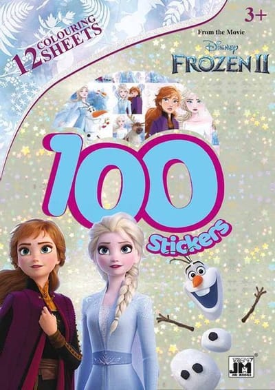 Frozen kleurplaten set met stickers