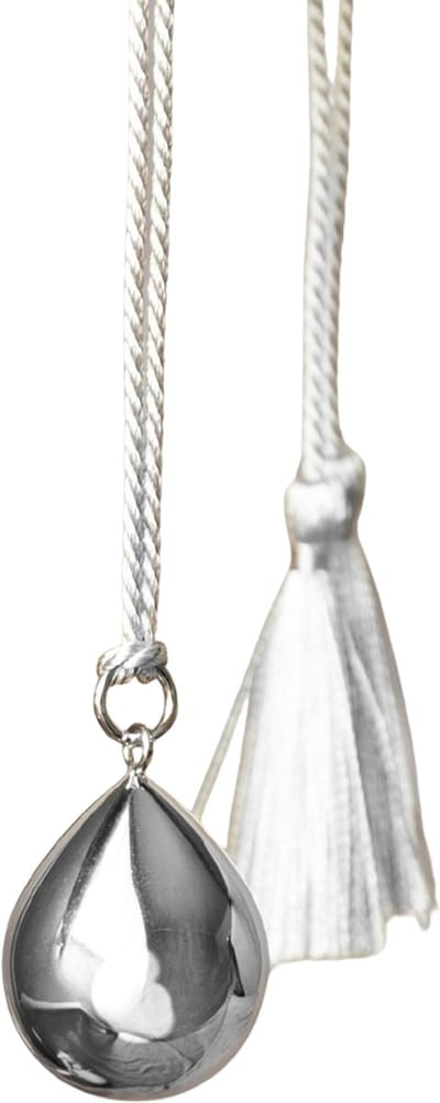 Bola Zwangerschapshanger Incl. Koord - Satin Drop - Zilver