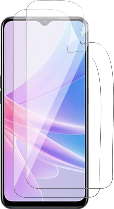 Screenprotector geschikt voor Oppo A78 5G / A58 5G - 2x FlexGuard Screen Protector