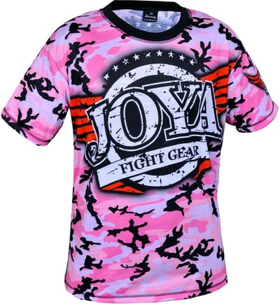 Joya Camouflage - T-shirt - Katoen - Roze - S