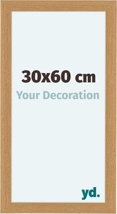 Your Decoration - Fotolijst 30x60 cm - MDF - Beuken - Como