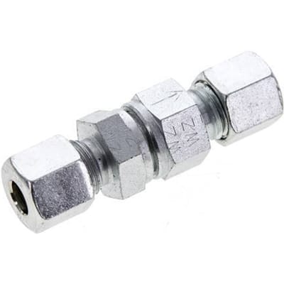 8L (M14x1.5) Elektrolytisch verzinkt Stalen Terugslagklep Snijring 1-250 bar ISO 8434-1