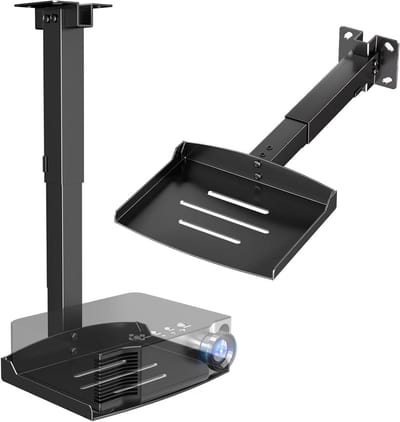 Projector Plafondmontage - Universele Beugel - Home Cinema - Verstelbare Arm - 75cm Uitschuifbaar - Zwart