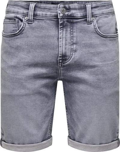 ONLY & SONS Denim shorts ONSPLY Mid waist Regular fit Shorts