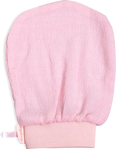 Boozyshop ® Exfoliating Glove - Scrub Handschoen - Verwijdert dode huidcellen - Voor een gladde en stralende huid - Skin Exfoliating Mitt - Roze