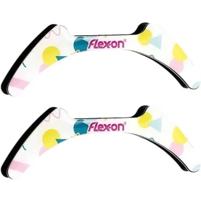 Roze stijgbeugels stickertjes Flex-On Pop