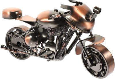 Motorfiets Craft Decoratie - Feestgunsten - Jongensbar & Familierit - Dashboarddecoratie - Jongens Metalen Collectie - Beeld - Kit Simulatie Heet Stempelen