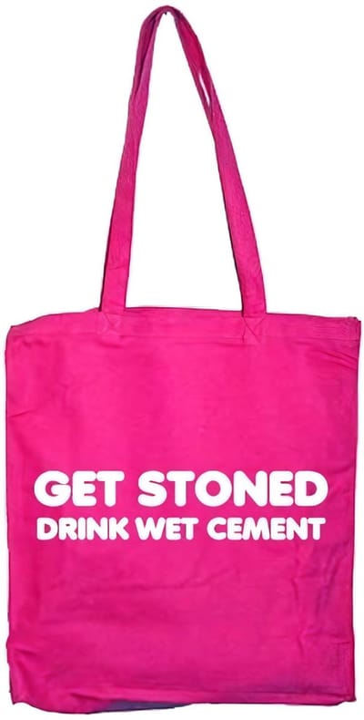 Tokigt Get Stoned Drink Wet Cement draagtas SH-4-10118-H6-8