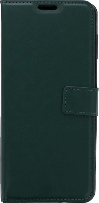LuxeBass Boekhoesje geschikt voor Motorola Moto G9 Plus - Groen gsm hoesje - telefoonhoes - telefoonhoesjes
