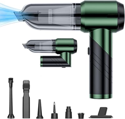 Handstofzuigerr, 15000PA met 3 Instelbare Niveaus, 4 in 1 Handheld Stofzuigers - 6000mAh Krachtige Auto Stofzuiger, voor Thuis, Auto, Kantoor, Huisdier