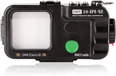 Draadloze Onderwater Telefoonhoes voor Fotografie en Video met Lanyard, Waterdichte Duikcase voor Smartphones tot 6,5 Inch, Geschikt voor Duiken tot 40 Meter