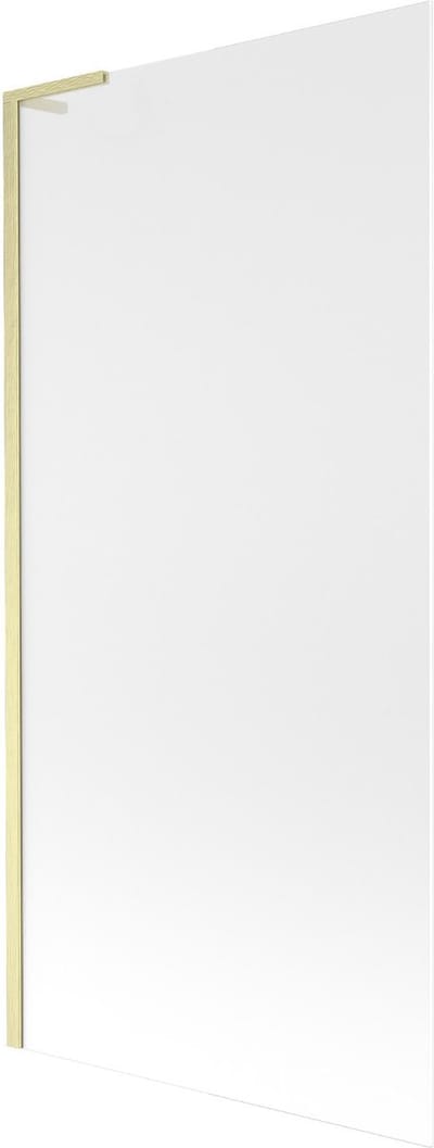 Mexen Next L badwand enkelschalig 90 x 150 , bevroren, geborsteld goud - 895-090-000-03-30-55