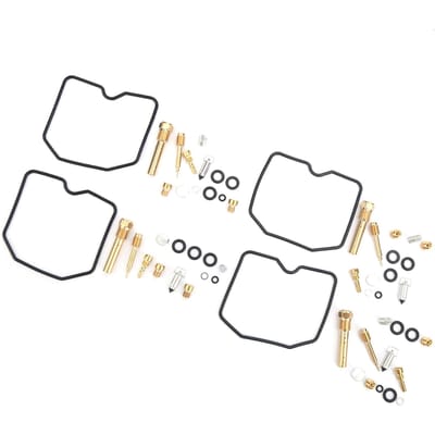 4 Sets Carburateur Reparatieset Motorfiets Carburateur Reparatie Geschikt voor SUZUKI GSF600S BANDIT 1996?1999 beige