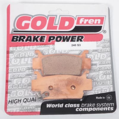 gold fren remblokjes voor quad honda 500 trx fa 2005 tot 2012 avg / avd nieuw