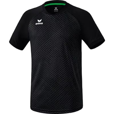 Erima Madrid Shirt Korte Mouw Heren - Zwart | Maat: M