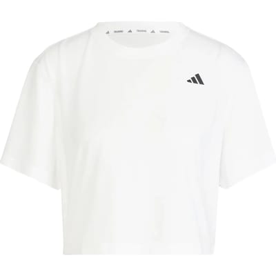 Adidas Train Essentials Boxy Workout T-shirt Met Korte Mouwen Wit XS Vrouw