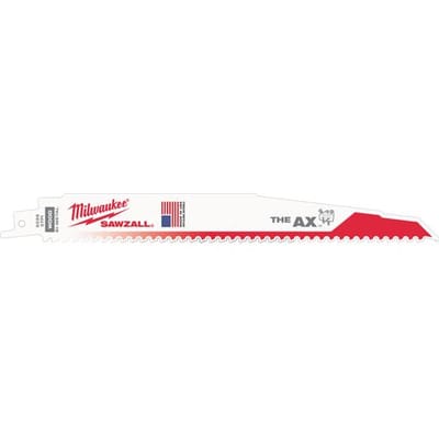 Milwaukee reciprozaagblad Sawzall hout The AX 230 mm 5-Tpi (5 Stuks)