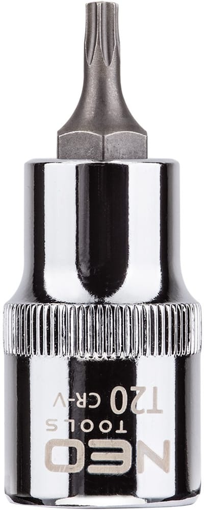 NEO Torx Eindstuk - 1/2" Nasad - T20 - 55 mm - Staal S2 - TÜV Certificaat