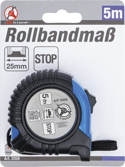 Rolmaat 5m - 25 mm BGS 2058