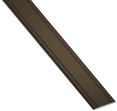 1 stuk SOTECH Overgangsprofiel Cross zelfklevend extra plat Aluminium brons Overgangsrail Breedte 30 mm Lengte 100 cm Vloer-profiel Compensatieprofiel