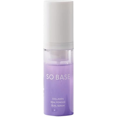 SO BASE Collagène Real Poudre Sérum Double 30,6 g - Sérum biphasé intensément raffermissant au collagène
