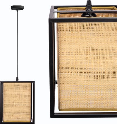 Toolight App1285-1Cp Hanglamp Bruin 25X20X25Cm