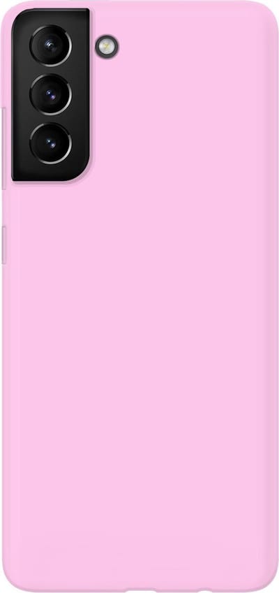 ShieldCase pantone siliconen Hoesje geschikt voor Samsung Galaxy S21 Plus - in meerdere kleuren verkrijgbaar - kwalitatieve backcover - optimale bescherming - roze