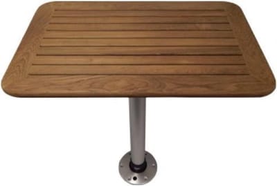 Allpa teakhouten Tafelblad 37x60cm met 686mm Tafelpoot
