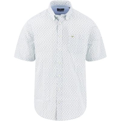 Fynch-Hatton Overhemd Seasonal Fine Combi Pattern Button-Down Avocado / male