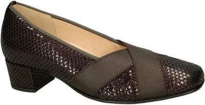 Hassia -Dames - bruin donker - pumps & hakschoenen - maat 36.5