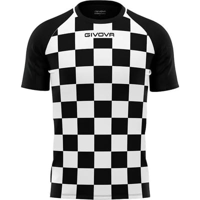 Sportshirt Givova Dama Wit-zwart - M