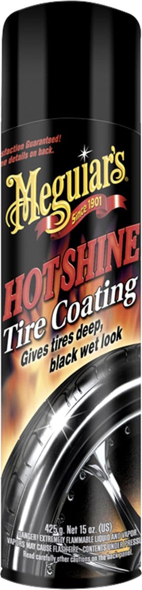 Meguiar's Hot Shine Tire Spray 710 ml – Hoogglans Bandenglans – Wet Look Bandenspray – Langdurige Bescherming – G12024