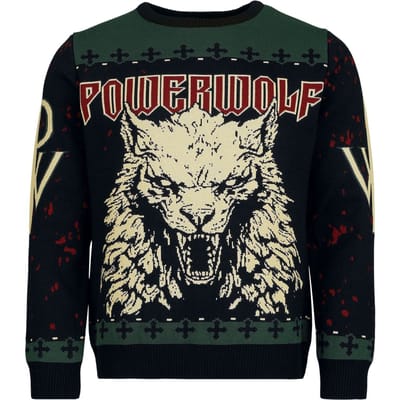 Powerwolf Christmas jumper - Holiday Sweater - S tot L - voor Mannen - meerkleurig