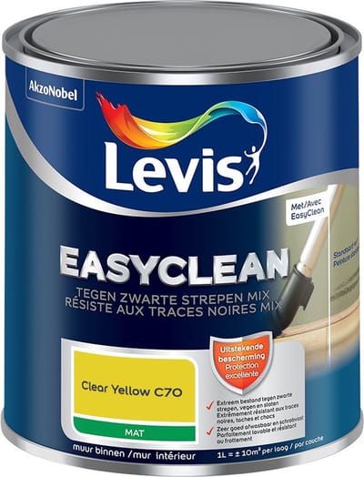 Levis - Easyclean Tegen Zwarte Strepen Mix - Clear Yellow C70 - Mengverf - 1 L
