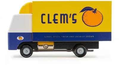 Candylab speelgoedauto Clem's Truck - kleurrijke Candycar World truck.
